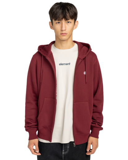 element, Icon Embroidery - Zip Sweatshirt for Men, ZINFANDEL (rss0) Icon Embroidery - Zip Sweatshirt for Men  ELYFT00199
