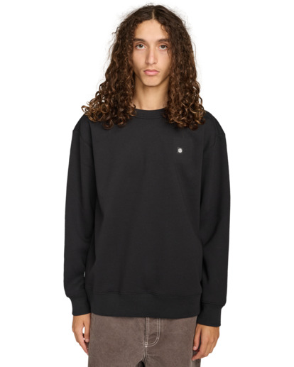 element, Icon Rain Cr - Sweat pour Homme, FLINT BLACK (fbk) Icon Rain Cr - Sweatshirt for Men  ELYFT00205