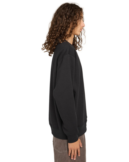 element, Icon Rain Cr - Sweat pour Homme, FLINT BLACK (fbk) Icon Rain Cr - Sweatshirt for Men  ELYFT00205