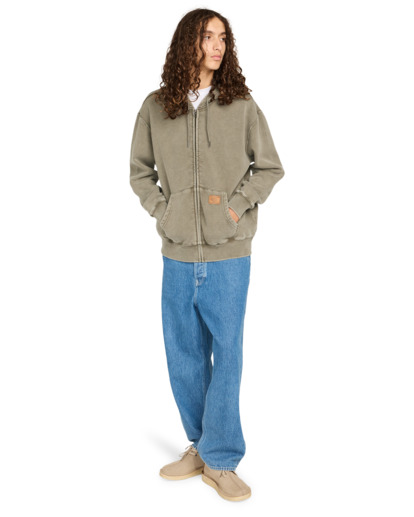 element, Cargo - Sweat zippé pour Homme, FOREST NIGHT (csn0) Cargo - Zip Sweatshirt for Men  ELYFT00206