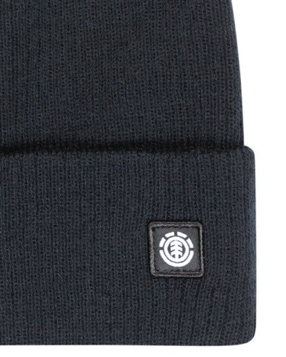 element, Mid Icon Rib - Bonnet classique, FLINT BLACK (fbk) Mid Icon Rib - Classic Crown Beanie  ELYHA00244