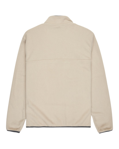 element, Abenaki Polar - Fleece-Pullover für Männer, OAT MILK (teg0) Abenaki Polar - Polar Fleece Top for Men  ELYJK00222