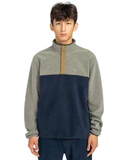 element, Abenaki Polar - Fleece-Pullover für Männer, ECLIPSE NAVY (ecn) Abenaki Polar - Polar Fleece Top for Men  ELYJK00222