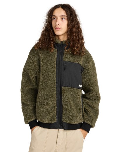 element, Oak Sherpa - Sherpa-Jacke für Männer, KALAMATA (gzh0) Oak Sherpa - Sherpa Jacket for Men  ELYJK00224