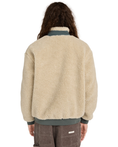 element, Oak Sherpa - Sherpa-Jacke für Männer, OAT MILK (teg0) Oak Sherpa - Sherpa Jacket for Men  ELYJK00224