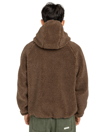 element, Wolfe Sherpa - Wendbarer Sherpa-Kapuzenpulli für Männer, JAVA (ctf0) Wolfe Sherpa - Reversible Sherpa Hoodie for Men  ELYJK00225