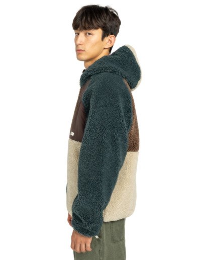 element, Wolfe Sherpa - Wendbarer Sherpa-Kapuzenpulli für Männer, MULTICOLOR (ksqe) Wolfe Sherpa - Reversible Sherpa Hoodie for Men  ELYJK00225