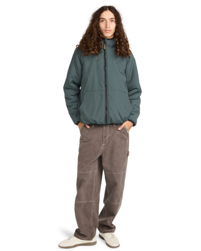 element, Wolfe Sherpa - Wendbarer Sherpa-Kapuzenpulli für Männer, OAT MILK (teg0) Wolfe Sherpa - Reversible Sherpa Hoodie for Men  ELYJK00225