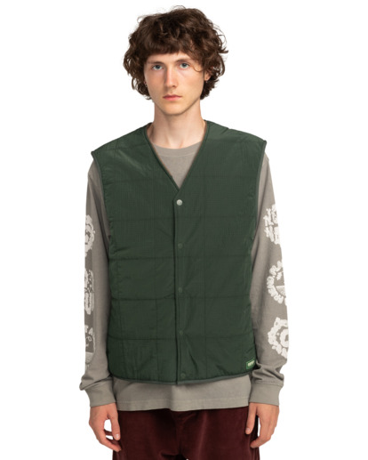 Nature Calls x Element Creek  - Quilted Vest for Men  ELYJK00238