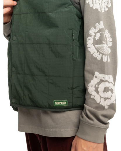 Nature Calls x Element Creek  - Quilted Vest for Men  ELYJK00238