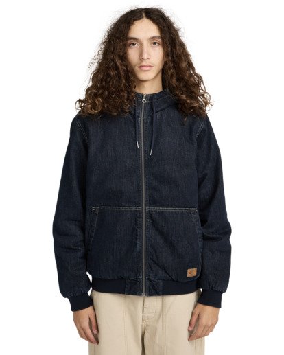 element, Dulcey Denim - Denim Jack voor Heren, DARK BLUE RINSE (bqyw) Dulcey Denim - Denim Jacket for Men  ELYJK00263