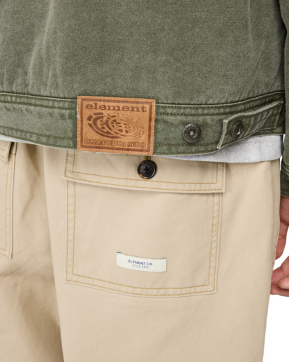 element, Trucker Canvas - Canvas Jack voor Heren, FOREST NIGHT (csn0) Trucker Canvas - Canvas Jacket for Men  ELYJK00264