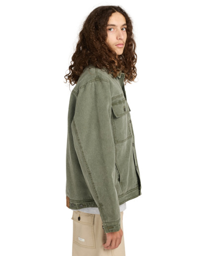element, Trucker Canvas - Canvas Jack voor Heren, FOREST NIGHT (csn0) Trucker Canvas - Canvas Jacket for Men  ELYJK00264
