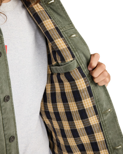 element, Trucker Canvas - Canvas Jack voor Heren, FOREST NIGHT (csn0) Trucker Canvas - Canvas Jacket for Men  ELYJK00264