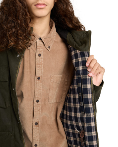 element, Field Waxed Parka - Gewaxte parka voor Heren, KALAMATA (gzh0) Field Waxed Parka - Waxed Parka for Men  ELYJK00280