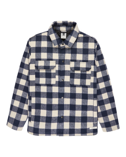 Lodge Check - Padded Overshirt for Men  ELYJK00282