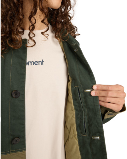 element, Crossroads Patchwork Overshirt - Gewatteerd Overshirt voor Heren, MULTICOLOR (ksqe) Crossroads Patchwork Overshirt - Padded Overshirt for Men  ELYJK00284