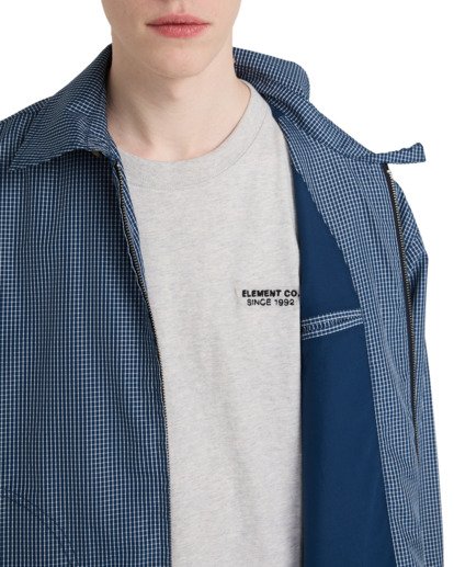 Harrington Gingham - Water-Resistant Jacket for Men  ELYJK00306