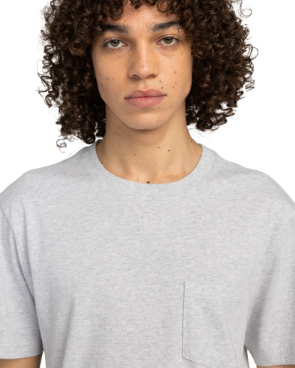 Dickies Maglietta Uomo Con Taschino – Tessuto Pesante Melange, Colore Sfagno Heather, Taglia 3XL Alta