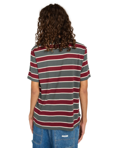 element, Icon Label Pocket - T-Shirt à manches courtes pour Homme, ARDOISE/ZINFANDEL/OATMILK (krn3) Icon Label Pocket - Short Sleeve T-Shirt for Men  ELYKT00198