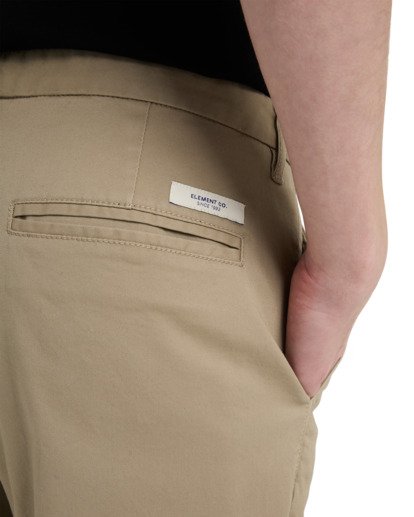 element, Regular Twill - Chino pour Homme, ALUMINUM (tkh0) Regular Twill - Chino Trousers for Men  ELYNP00188