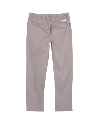 element, Regular Comfort Twill - Chino pour Homme, ALUMINUM (tkh0) Regular Comfort Twill - Chino Trousers for Men  ELYNP00190