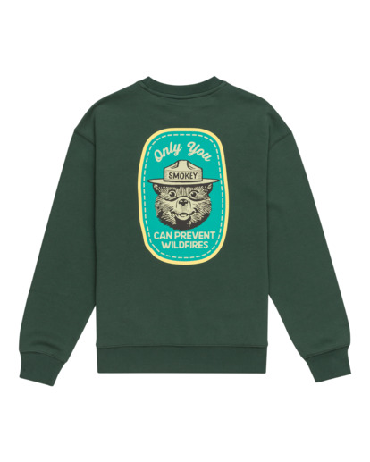 Smokey Bear x Element Oy - Pullover Sweatshirt for Men  ELYSF00229