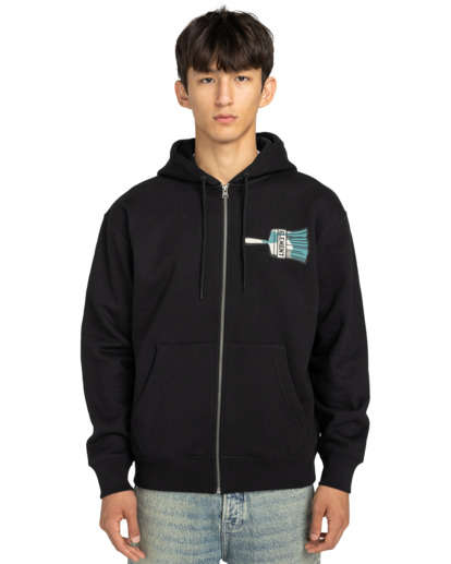 element, Paint Brush - Kapuzenpulli für Männer, FLINT BLACK (fbk) Paint Brush - Hoodie for Men  ELYSF00310