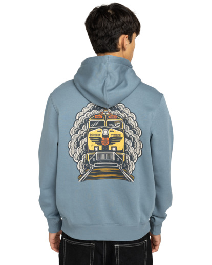 element, Timber Freight Train Po - Kapuzenpulli für Männer, BLUE MIRAGE (bmk0) Timber Freight Train Po - Hoodie for Men  ELYSF00317