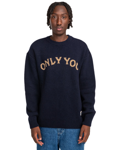 Smokey Bear x Element Oy Jacquard - Crew Neck Sweater for Men  ELYSW00125