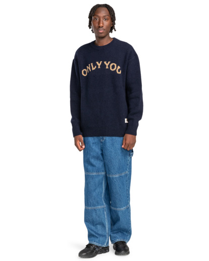 Smokey Bear x Element Oy Jacquard - Crew Neck Sweater for Men  ELYSW00125