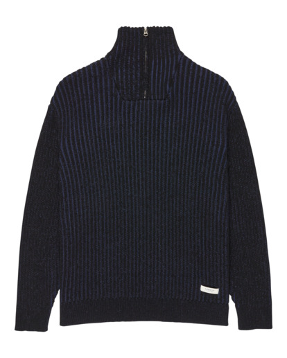 2Tone Rib Quarter Zip - Quarter Zip Sweater for Men  ELYSW00131