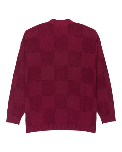 Textured Check Cardigan - Cardigan for Men  ELYSW00136