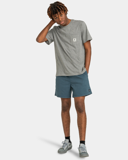 Valley Twill - Elasticated Shorts for Men  ELYWS00102