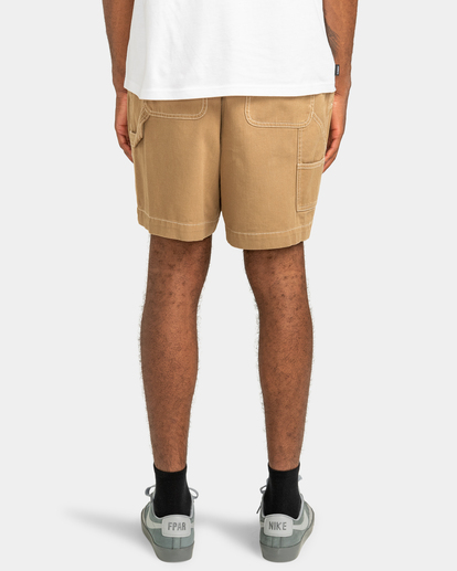 Carpenter Twill - Elasticated Shorts for Men  ELYWS00117