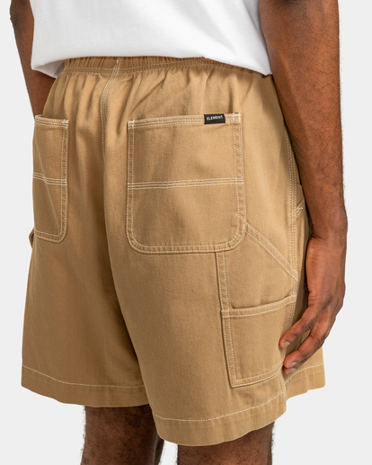 Carpenter Twill - Elasticated Shorts for Men  ELYWS00117