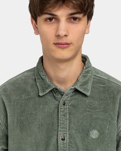 Tree Icon - Long Sleeve Corduroy Shirt for Men  ELYWT00138