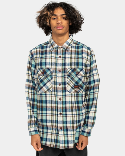 Hueco Classic - Long Sleeve Flannel Shirt for Men  ELYWT00140