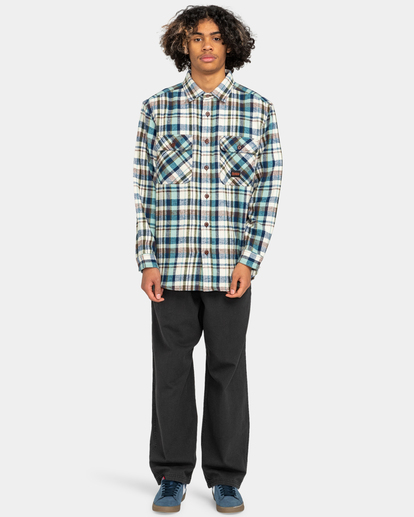 Hueco Classic - Long Sleeve Flannel Shirt for Men  ELYWT00140