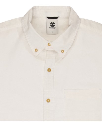 element, Button Down Regular Oxford - Chemise manches longues pour Homme, OXFORD WHITE (wbb1) Button Down Regular Oxford - Long Sleeve Shirt for Men  ELYWT00182