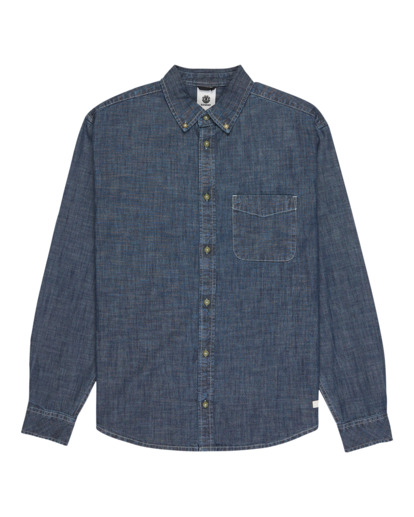 Button Down Regular Chambray - Long Sleeve Shirt for Men  ELYWT00192
