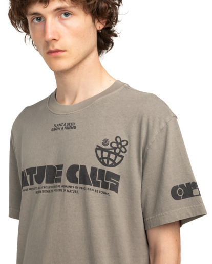 Nature Calls x Element Globe - Short Sleeves T-shirt for Men  ELYZT00422