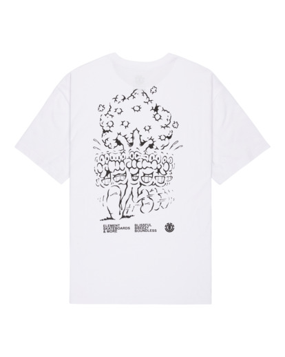 element, Motion Tree - T-Shirt für Männer, OPTIC WHITE (wbb0) Motion Tree - Short Sleeve T-Shirt for Men  ELYZT00561