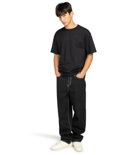 element, Aligator - T-Shirt à manches courtes pour Homme, FLINT BLACK (fbk) Aligator - Short Sleeve T-Shirt for Men  ELYZT00562