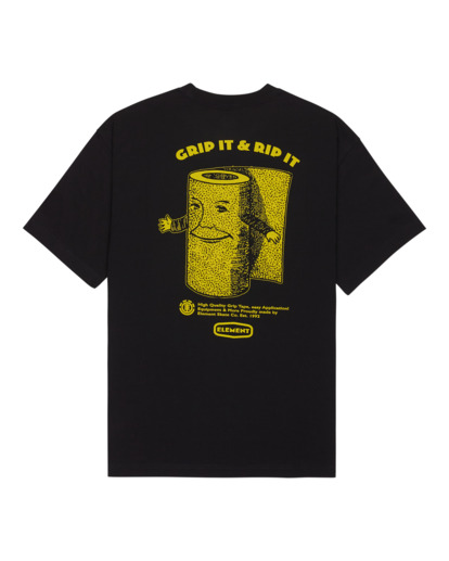 element, Grip It - T-Shirt für Männer, FLINT BLACK (fbk) Grip It - Short Sleeve T-Shirt for Men  ELYZT00567