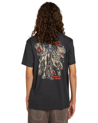 element, Timber Guard Dogs - T-Shirt à manches courtes pour Homme, OFF BLACK (kta0) Timber Guard Dogs - Short Sleeve T-Shirt for Men  ELYZT00572