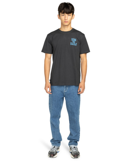 element, Timber On Track - T-Shirt à manches courtes pour Homme, OFF BLACK (kta0) Timber On Track - Short Sleeve T-Shirt for Men  ELYZT00575