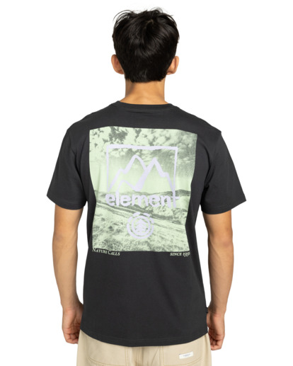 element, Open Hills - T-Shirt à manches courtes pour Homme, OFF BLACK (kta0) Open Hills - Short Sleeve T-Shirt for Men  ELYZT00580