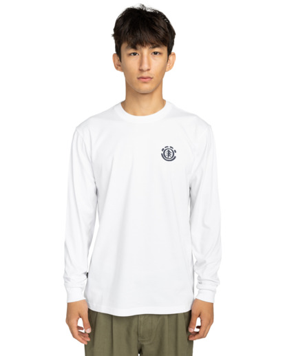 element, Path Ahead - Longsleeve für Männer, OPTIC WHITE (wbb0) Path Ahead - Long Sleeve T-Shirt for Men  ELYZT00581