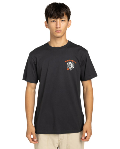 element, Timber Hobos - T-Shirt à manches courtes pour Homme, OFF BLACK (kta0) Timber Hobos - Short Sleeve T-Shirt for Men  ELYZT00582